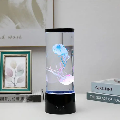 Lámpara de medusas flotantes y luces LED