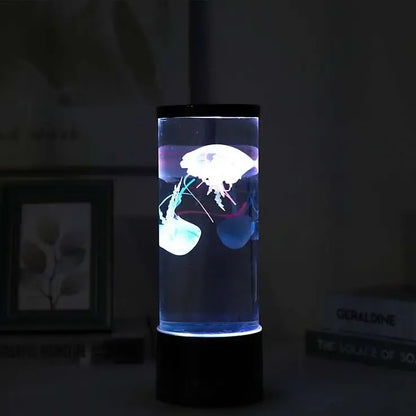 Lámpara de medusas flotantes y luces LED